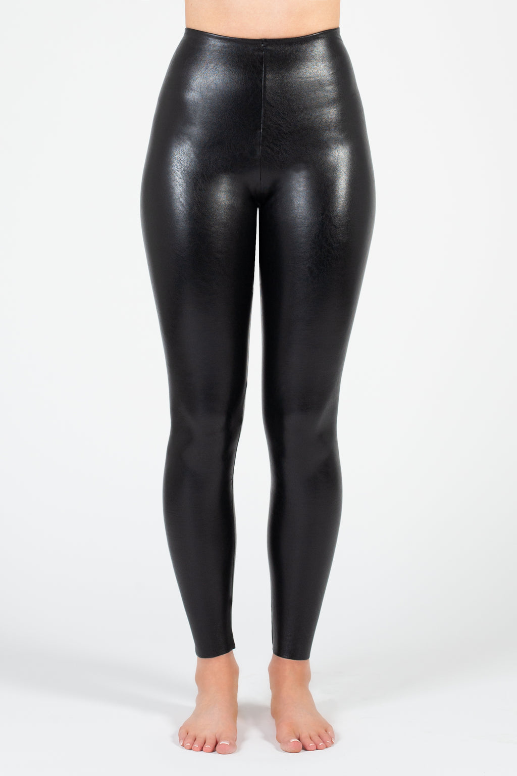 COMMANDO Faux Patent Leather Leggings Pants Control Top Burgundy Ruby Size  M for sale online