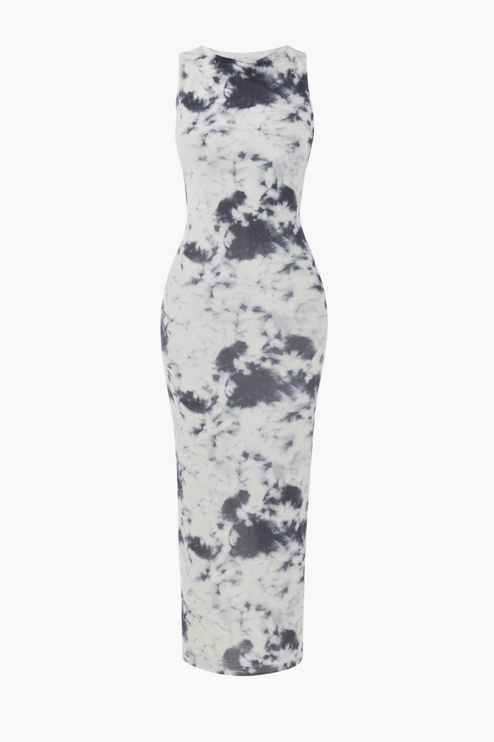 Serenelle Printed Midi Dress - honey