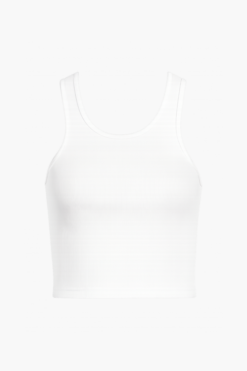 C'est Moi® Bamboo Crop Tank Top - honey