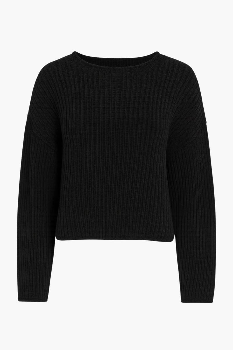 Emara Textured Knit Sweater - honey