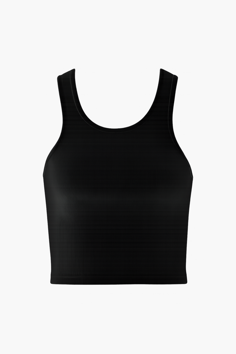 C'est Moi® Bamboo Crop Tank Top - honey