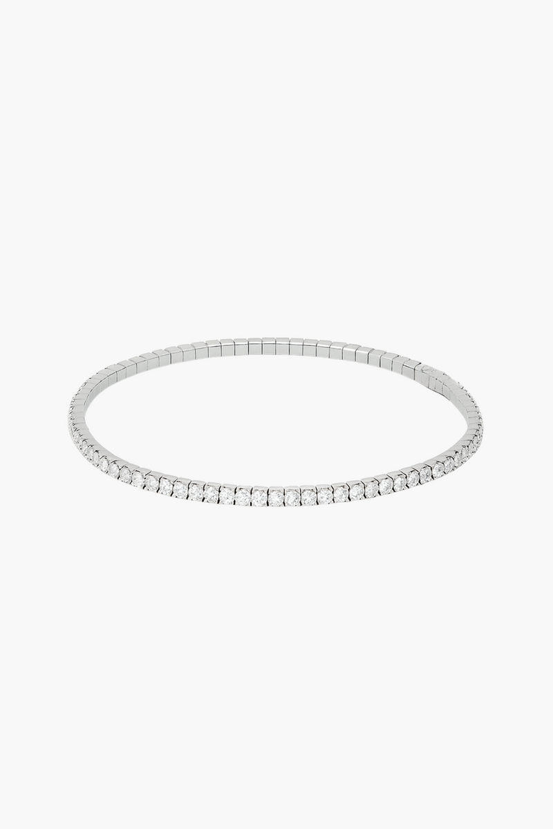Stretchy Encrusted Bracelet - honey