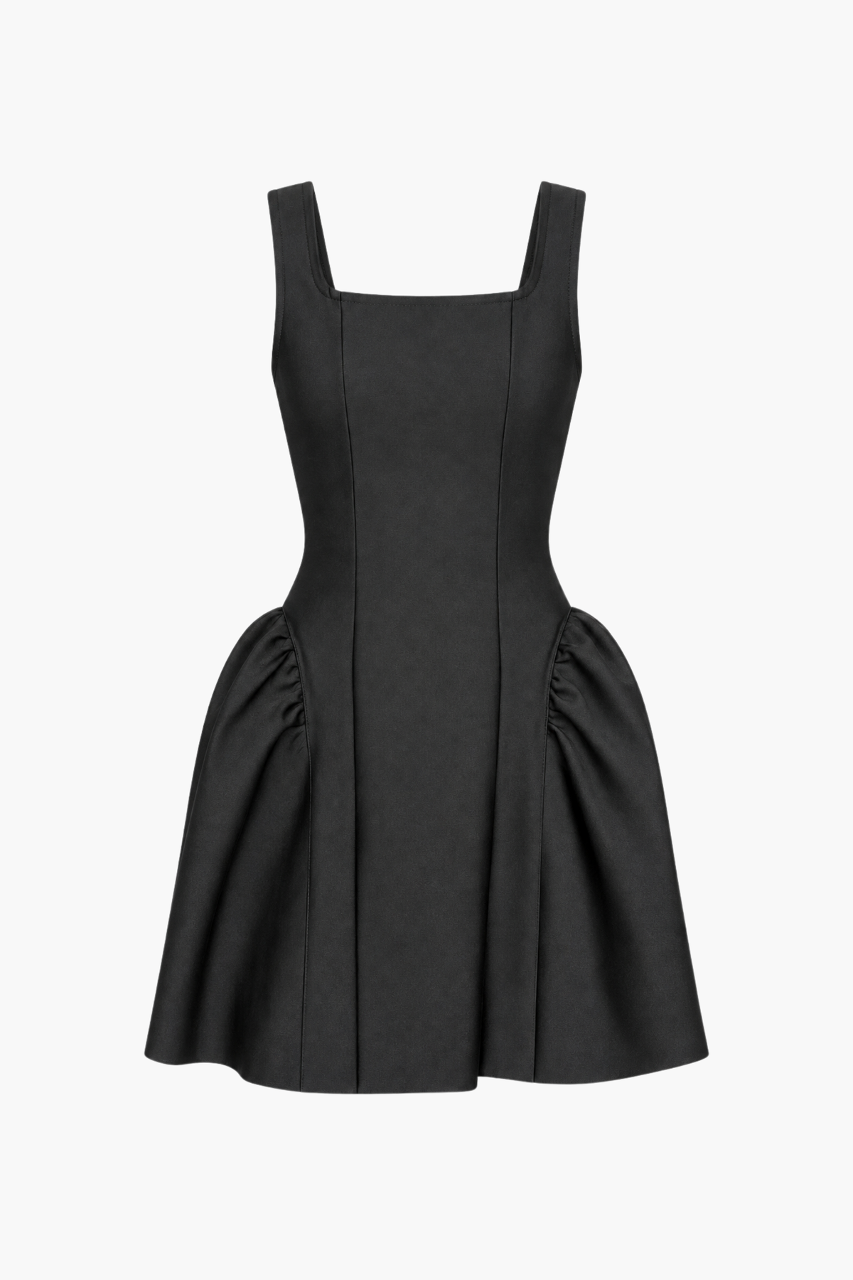 Coralie Bandage Basque Waist Mini Dress - honey