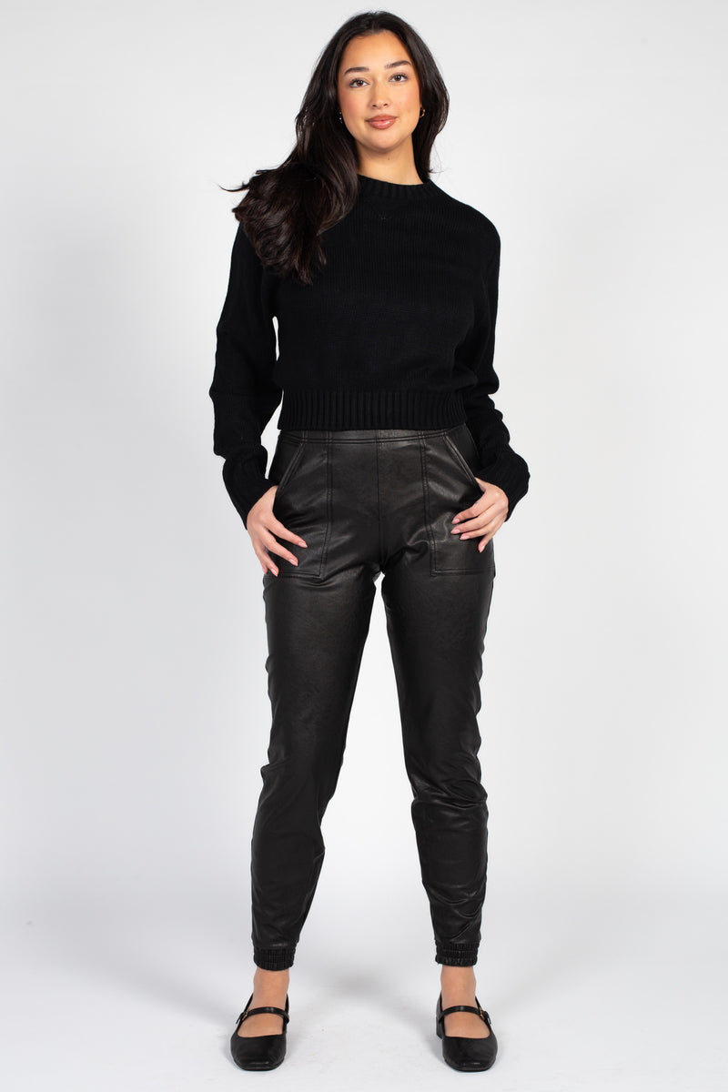 Spanx Faux Leather Jogger