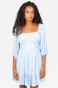 Celeste Bow Tie Back Mini Dress