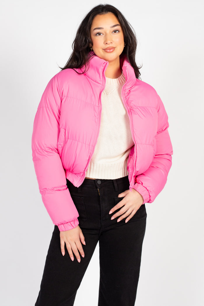 Annelise Padded Cropped Puffer Jacket