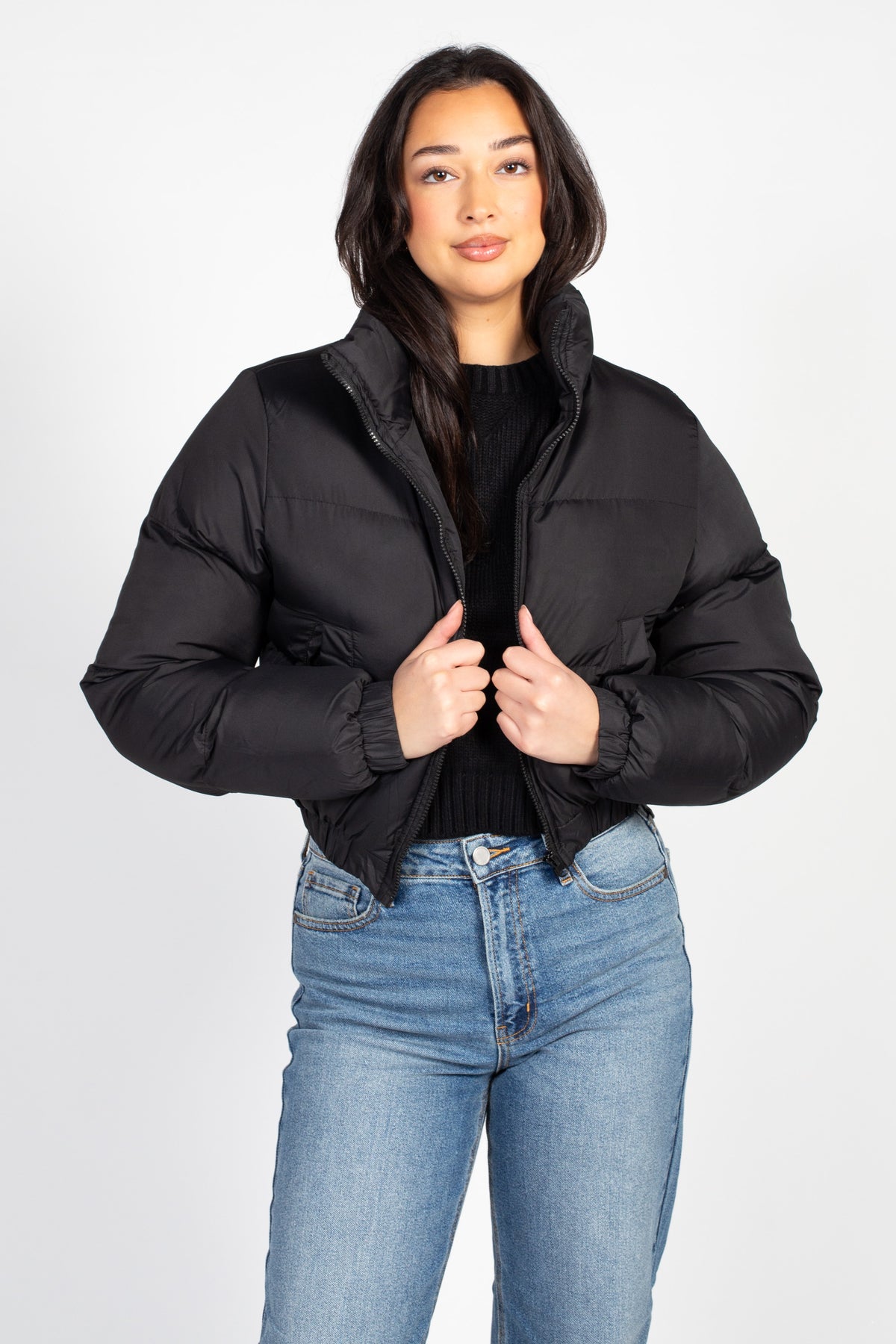 Annelise Padded Cropped Puffer Jacket