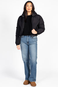 Zara Hooded Puffer Jacket