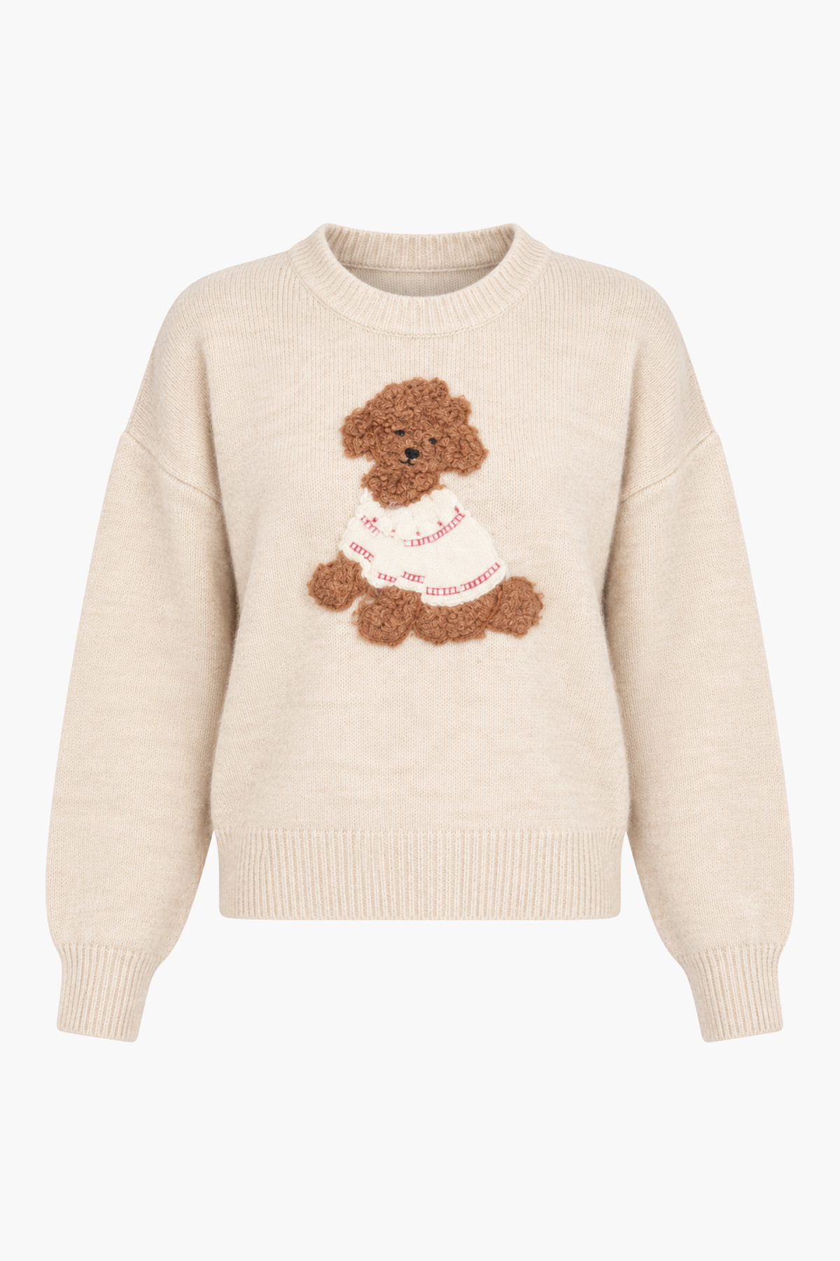 Lila Poodle Knit Sweater