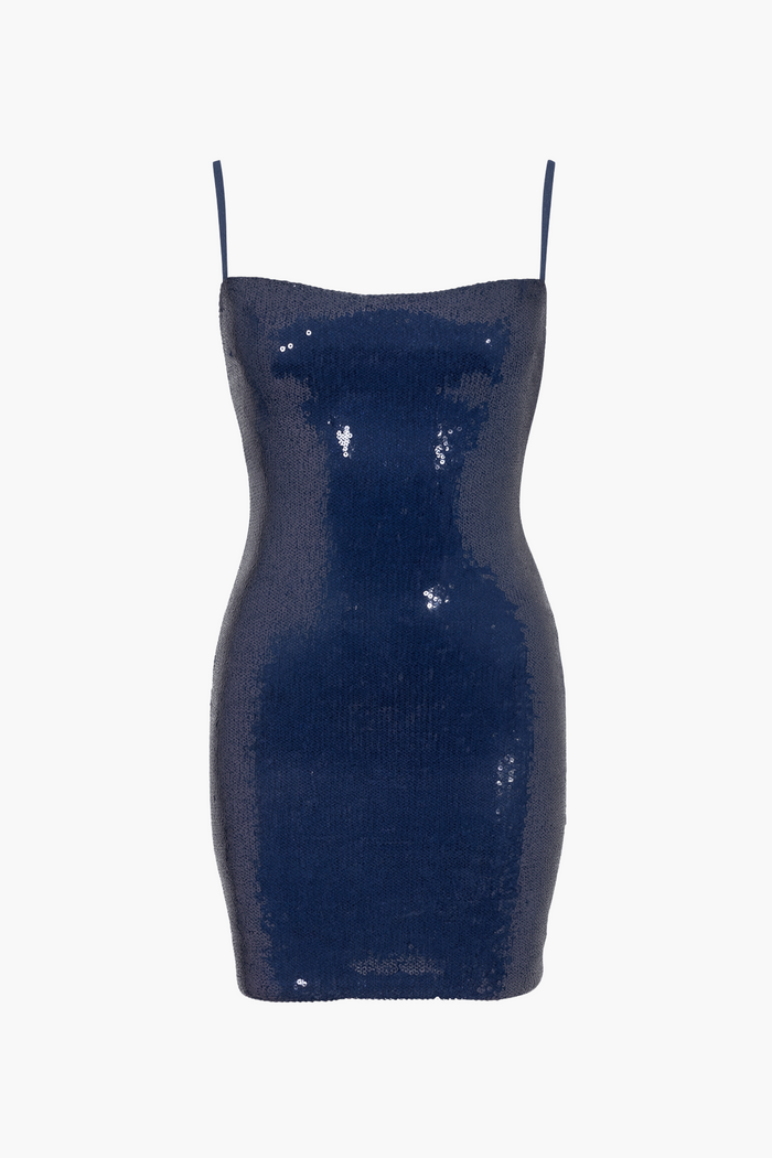 Ines Sequin Mini Dress - honey