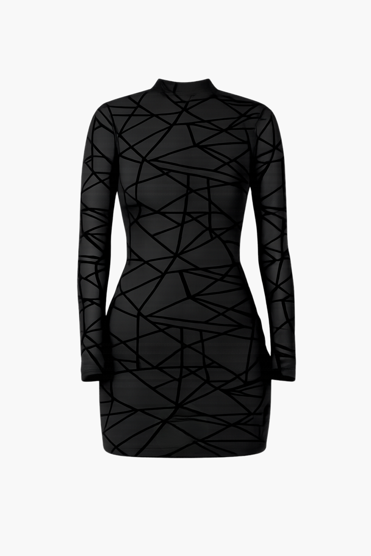 Storm Abstract Bodycon Mini Dress