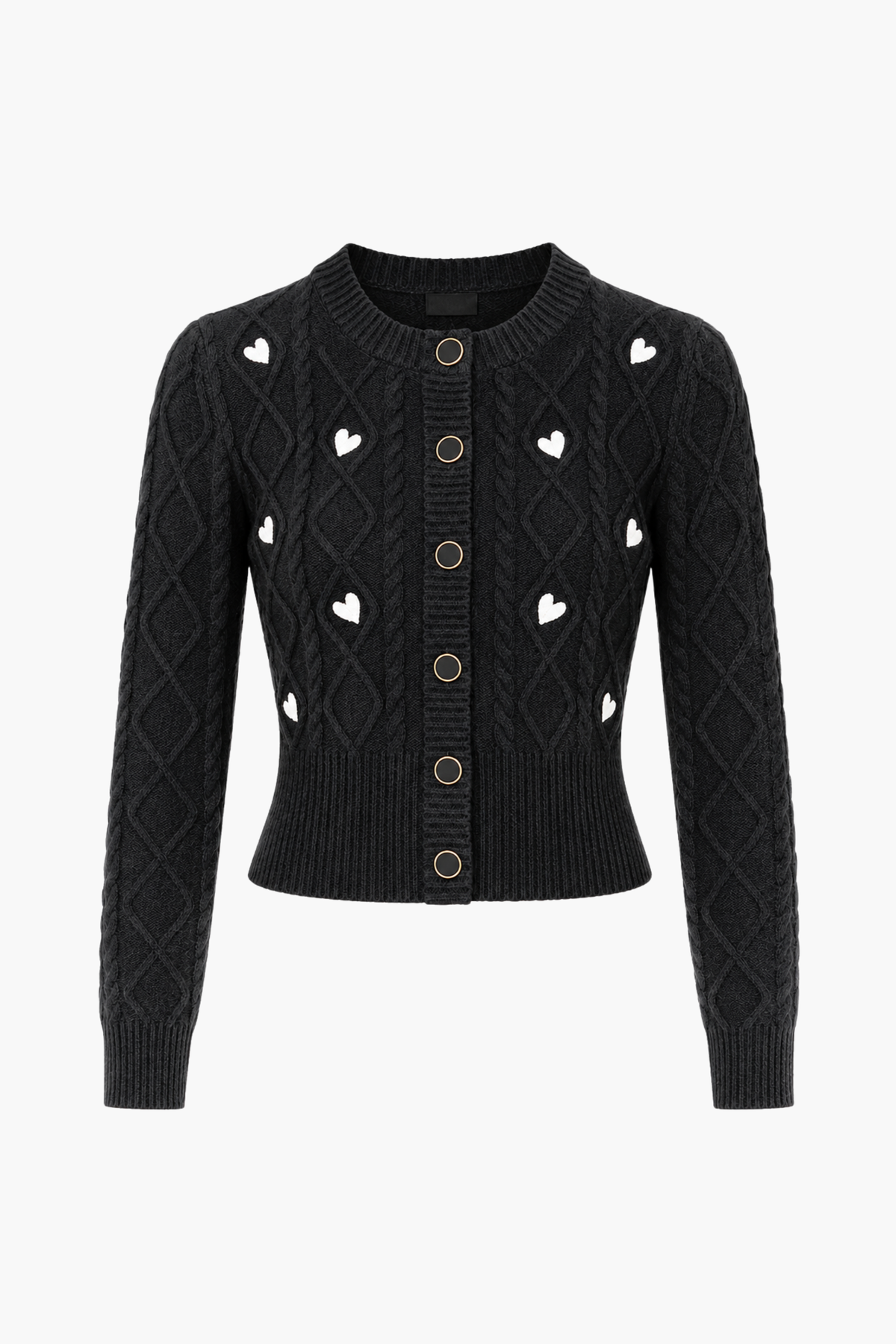 Lana Embroidered Heart Cardigan