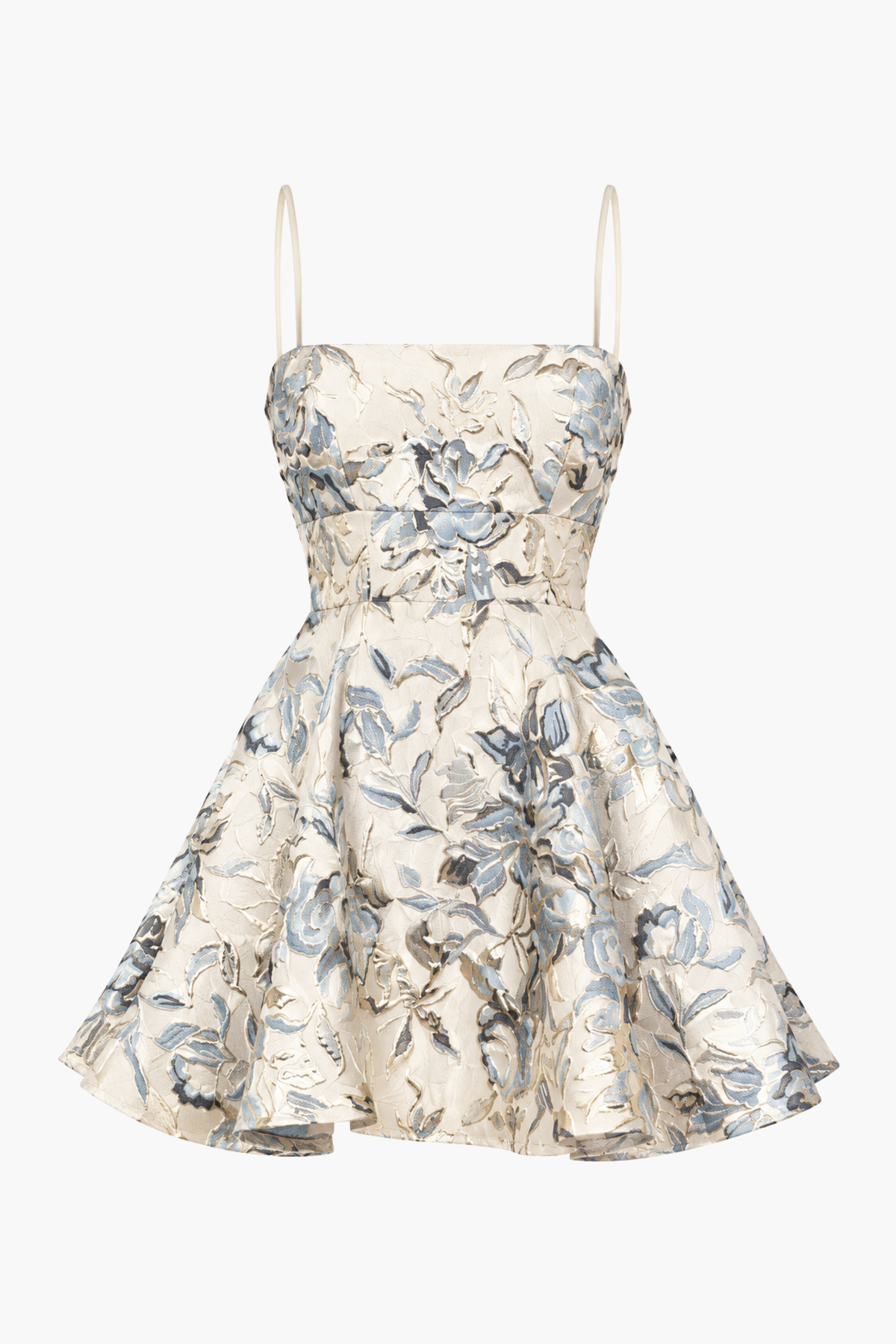 Verena Floral Jacquard Mini Dress