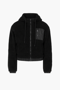 Aspen Sherpa Crop Jacket - honey