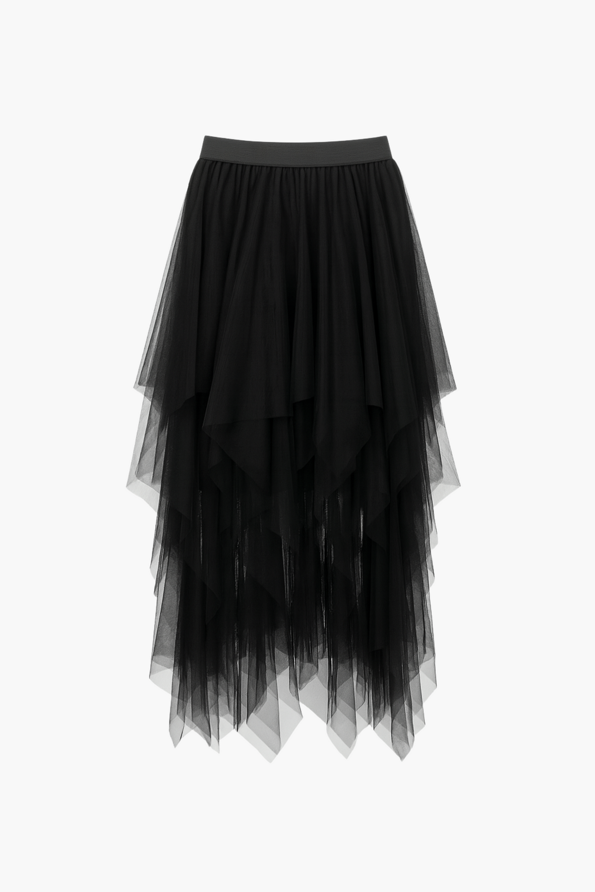 Violetta Multi Layer Tulle Midi Skirt - honey