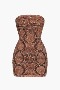 Nicole Beaded Mini Dress