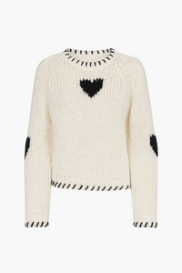 John + Jenn® Declan Heart Stitch Sweater - honey