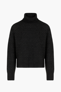 Maddie Textured Knit Sweater - honey