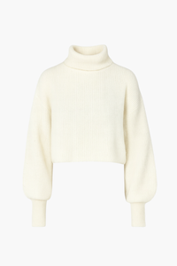 Hilary Knit Turtleneck Sweater - honey