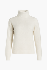 Celina Ribbed Turtleneck Sweater - honey