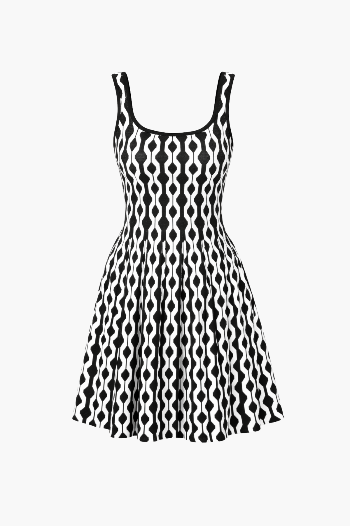 Lana Geometric Print Mini Dress