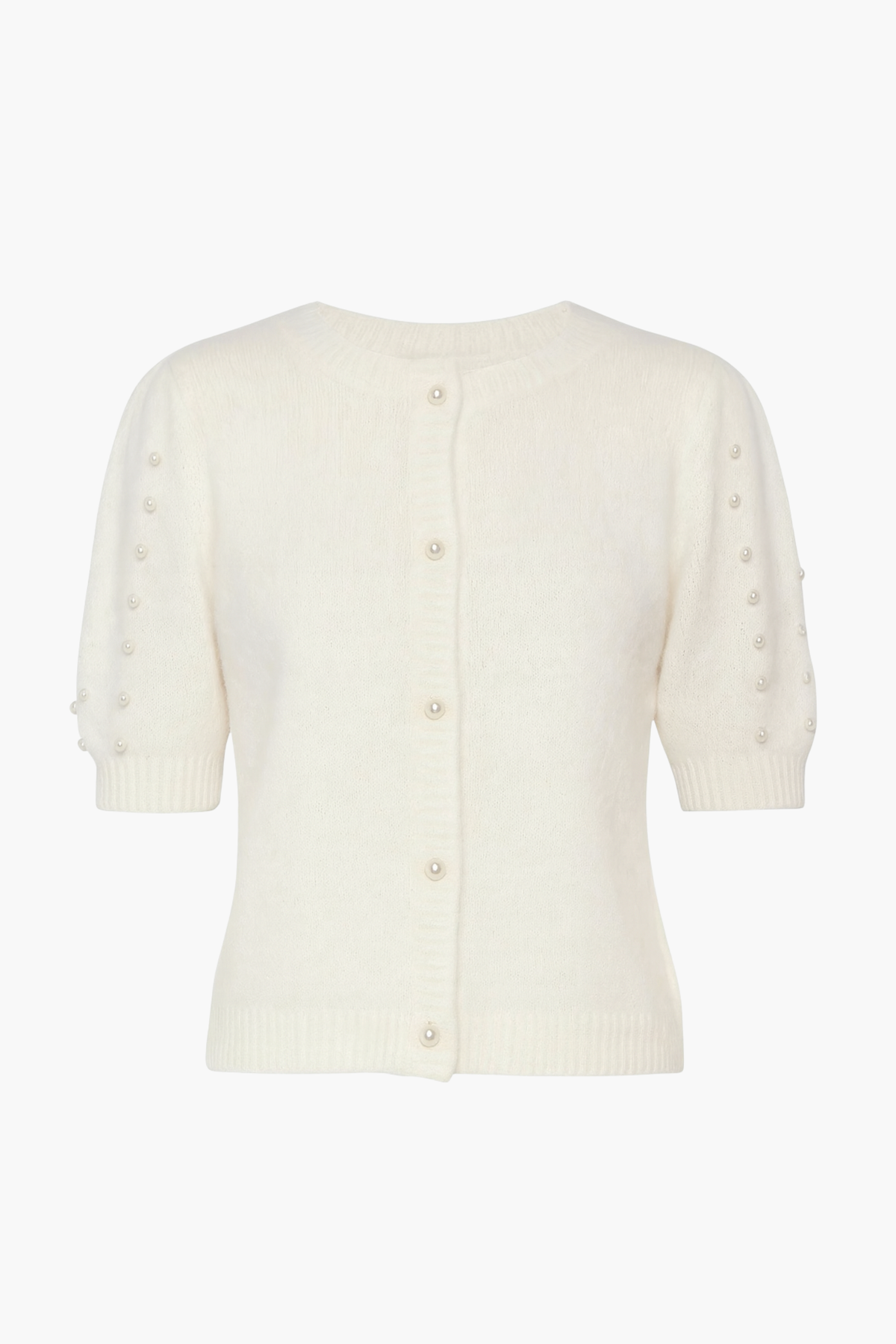 John + Jenn® Arden Pearl Embellished Cardigan - honey