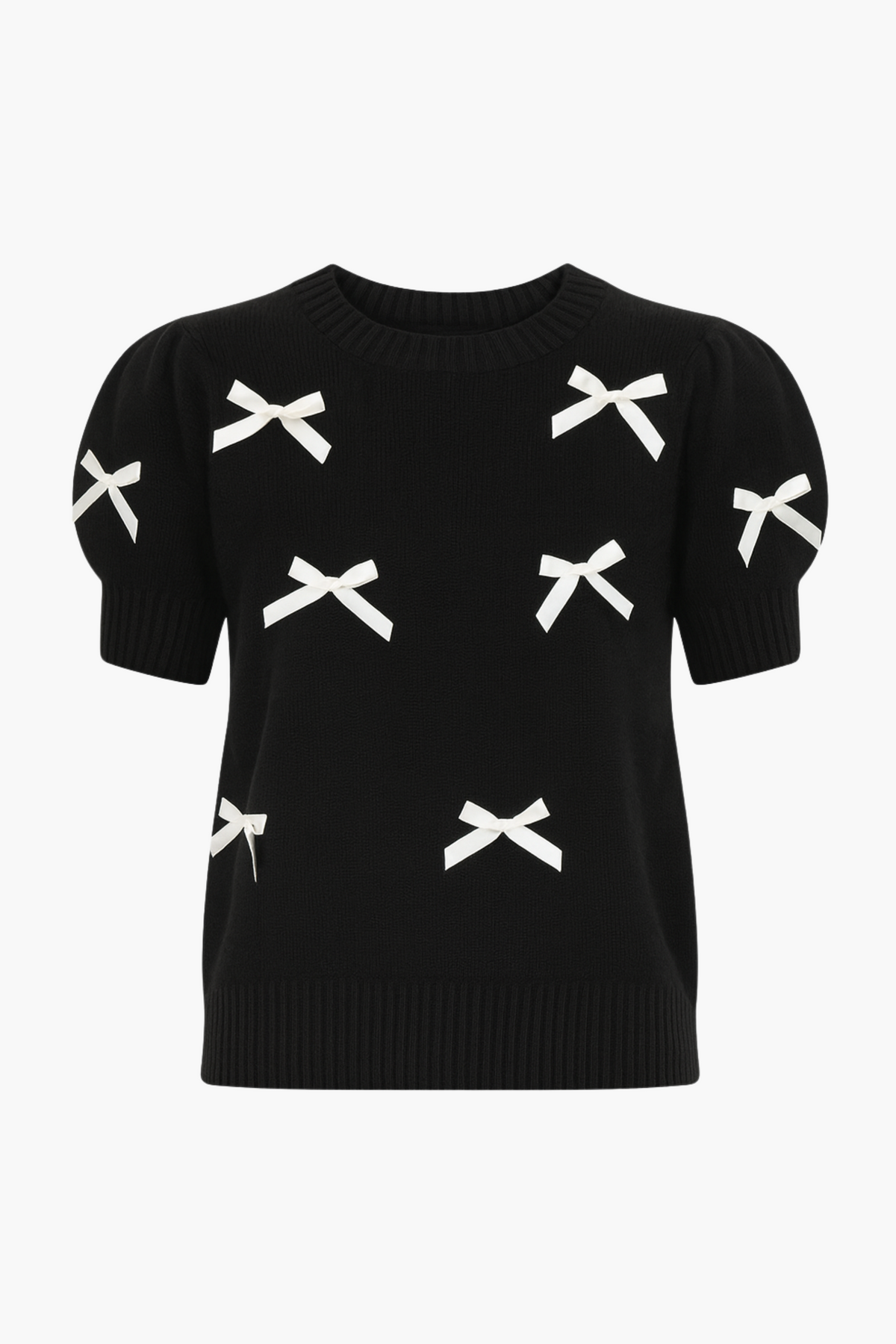 Lois Mini Bow Sweater - honey