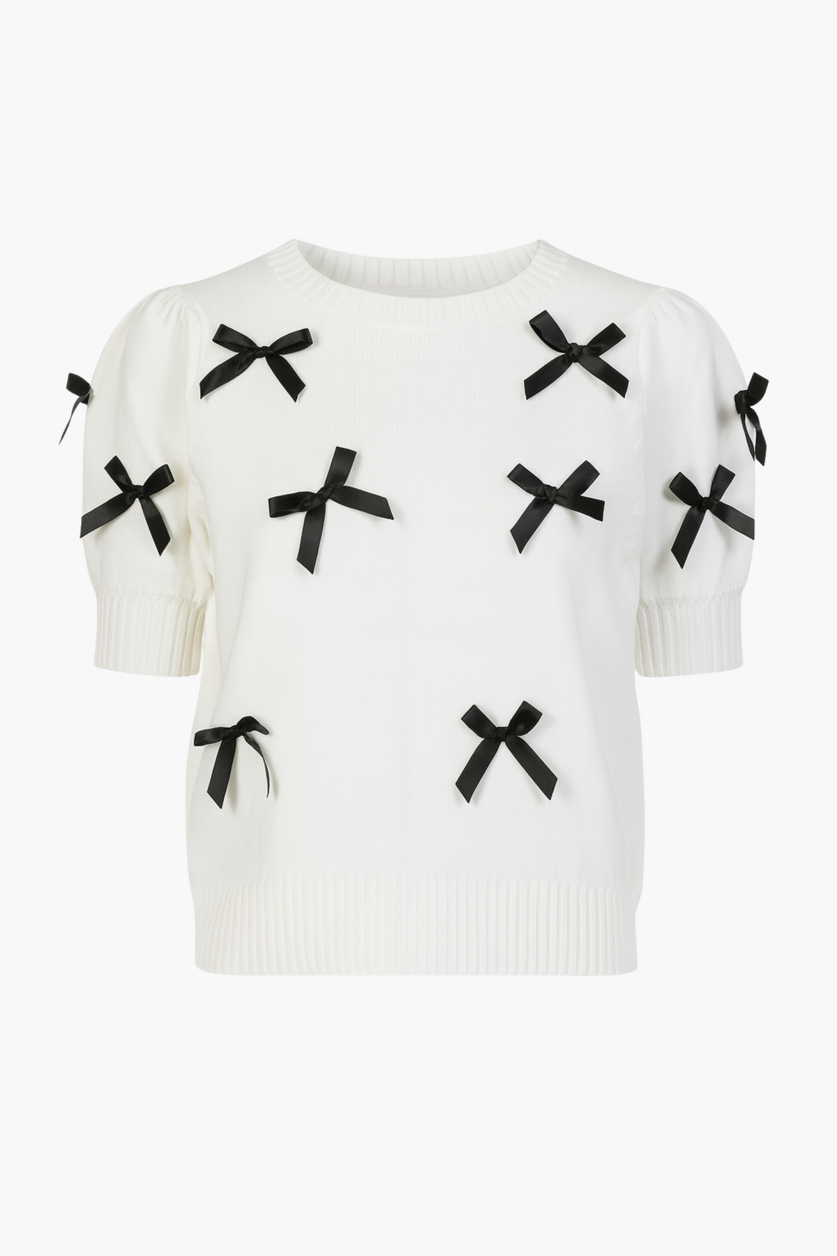 Lois Mini Bow Sweater - honey