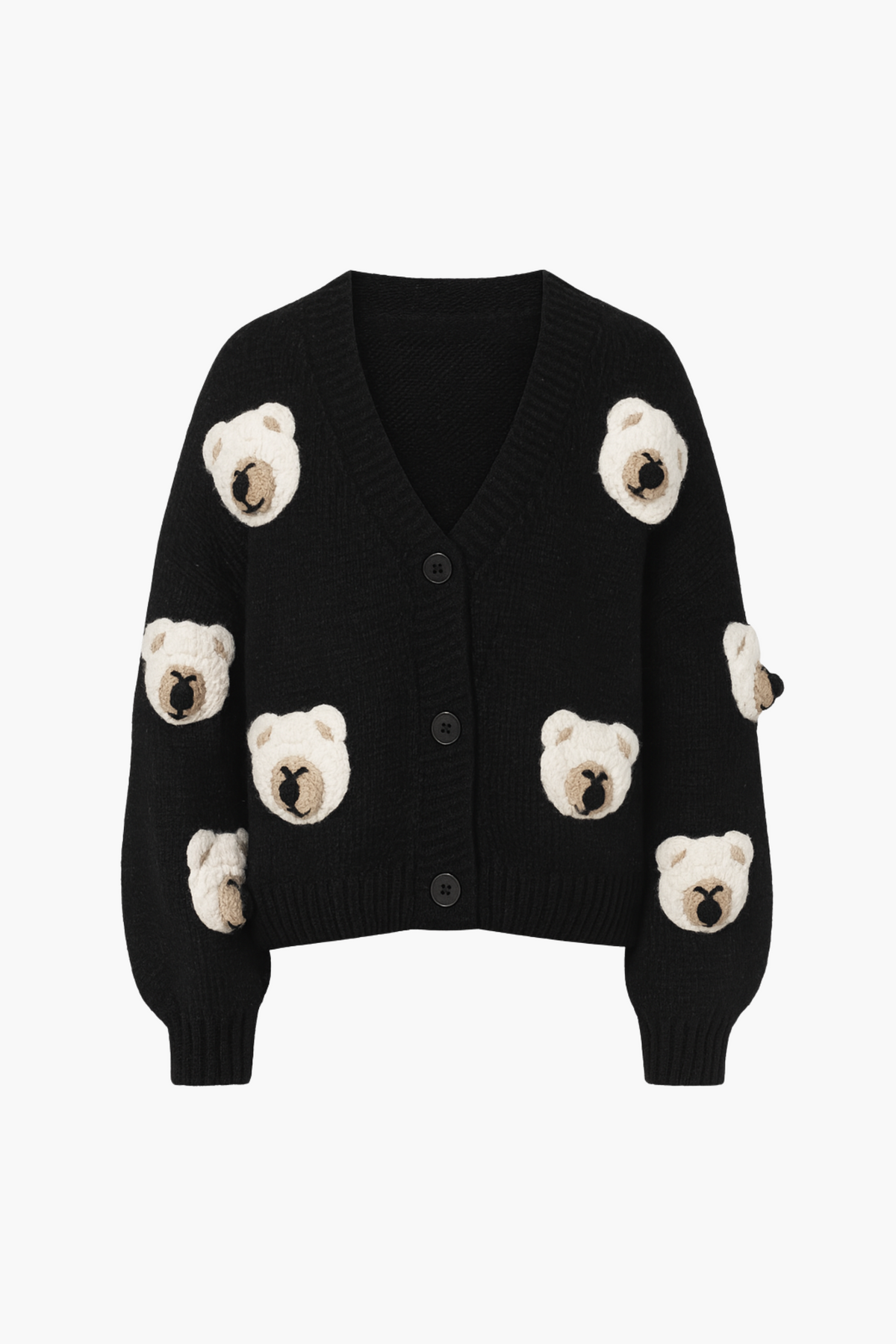 Loveable Teddy Bear Cardigan - honey