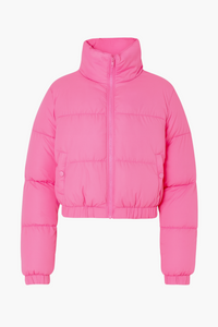 Annelise Padded Cropped Puffer Jacket - honey