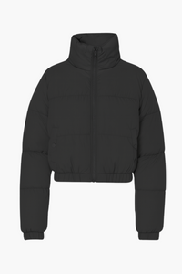 Annelise Padded Cropped Puffer Jacket - honey