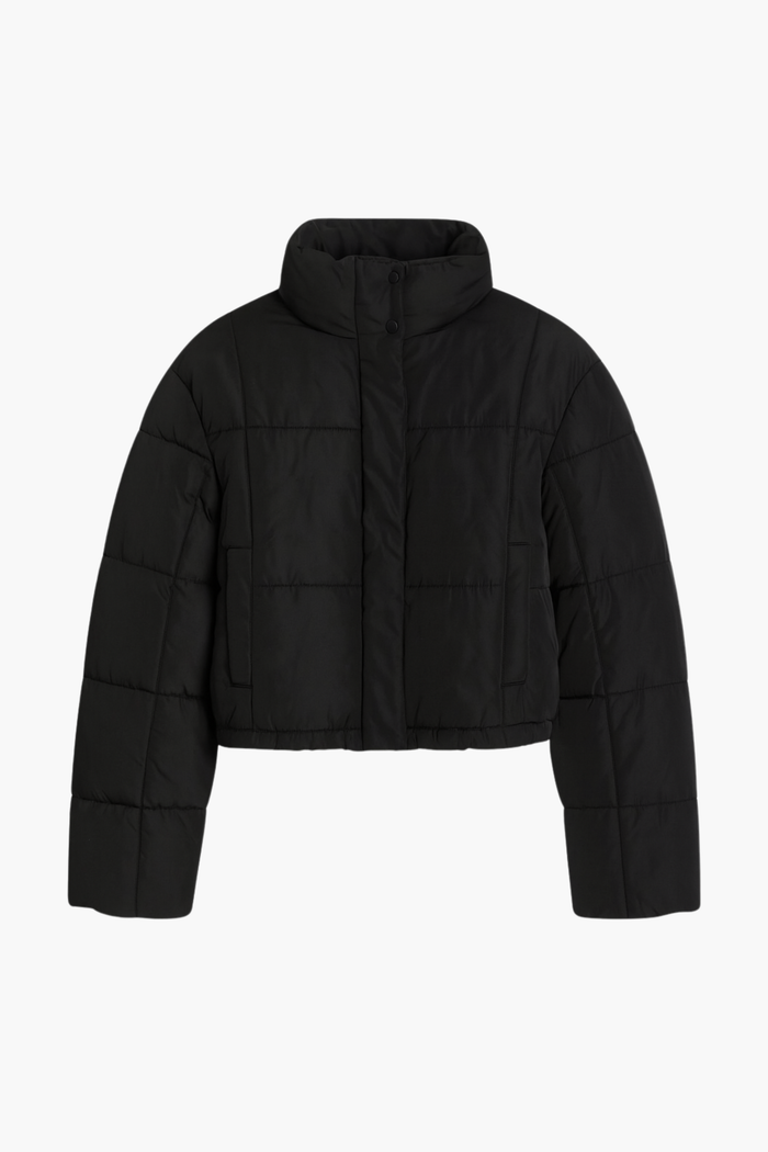 Tatum High Neck Puffer Jacket - honey