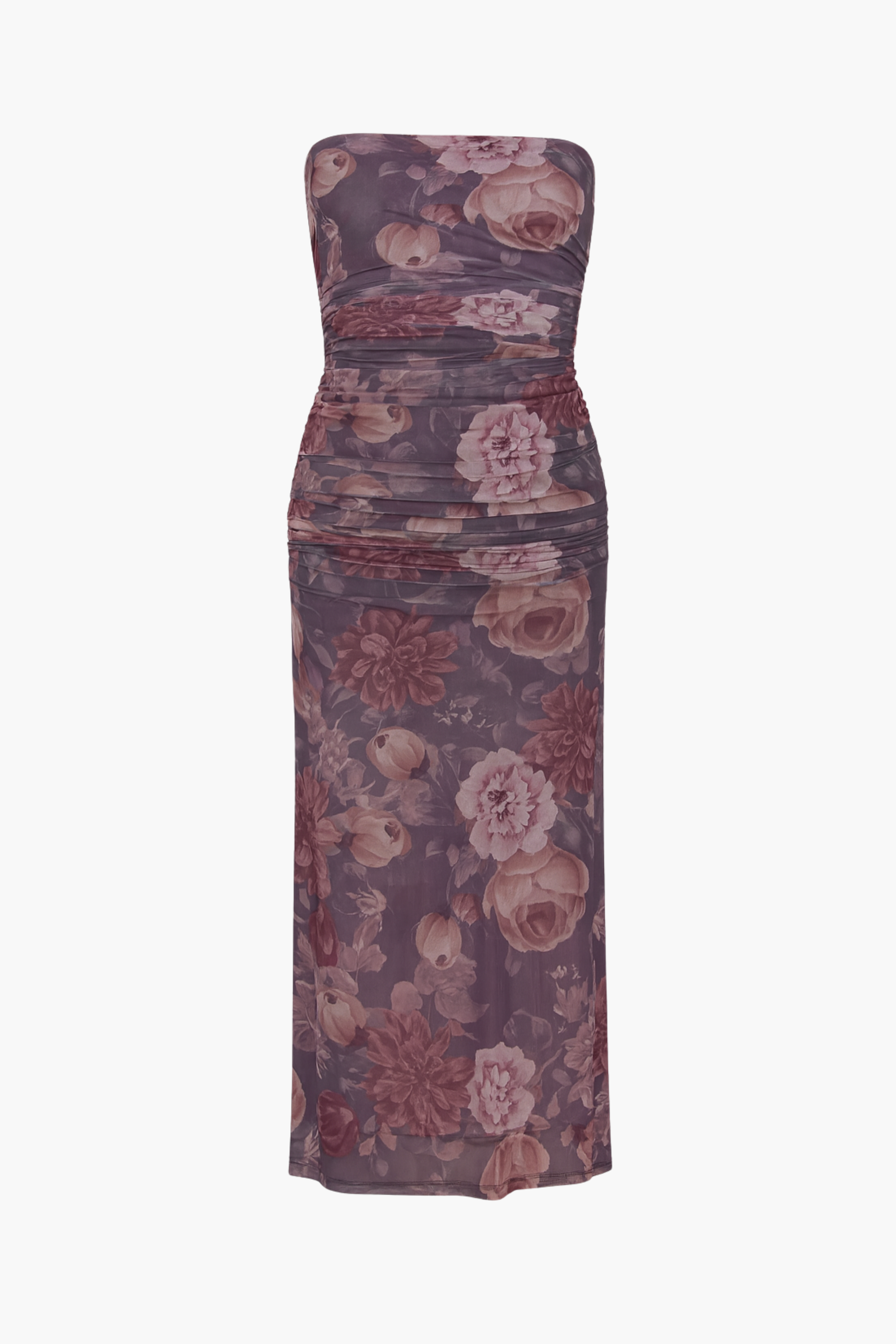 Sabine Mesh Floral Midi Dress