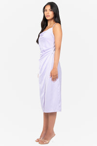 Deanna Satin Midi Slip Dress