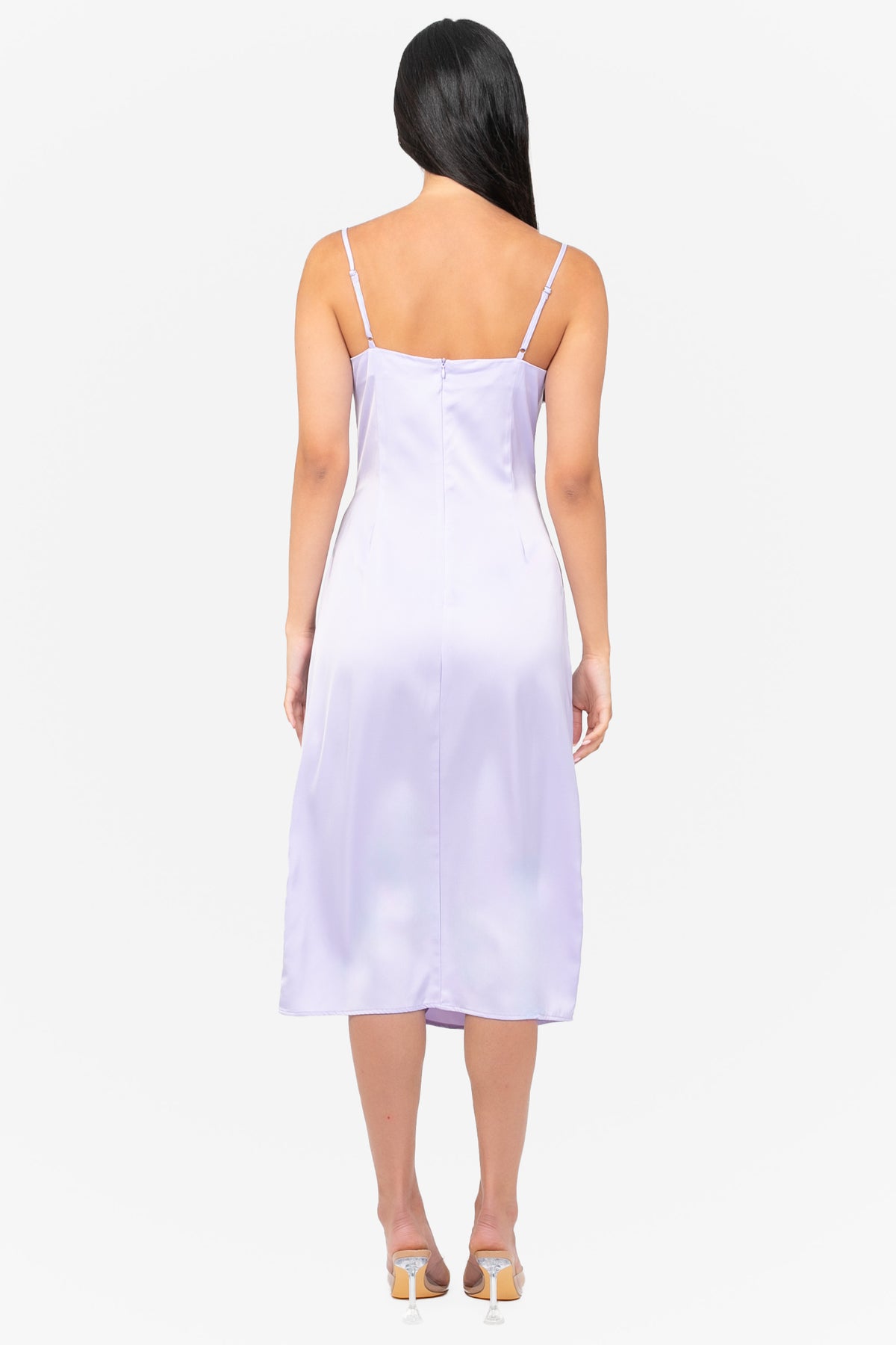 Deanna Satin Midi Slip Dress honey Deanna Satin Midi Slip Dress honey