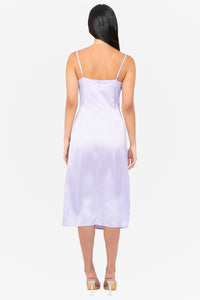 Deanna Satin Midi Slip Dress