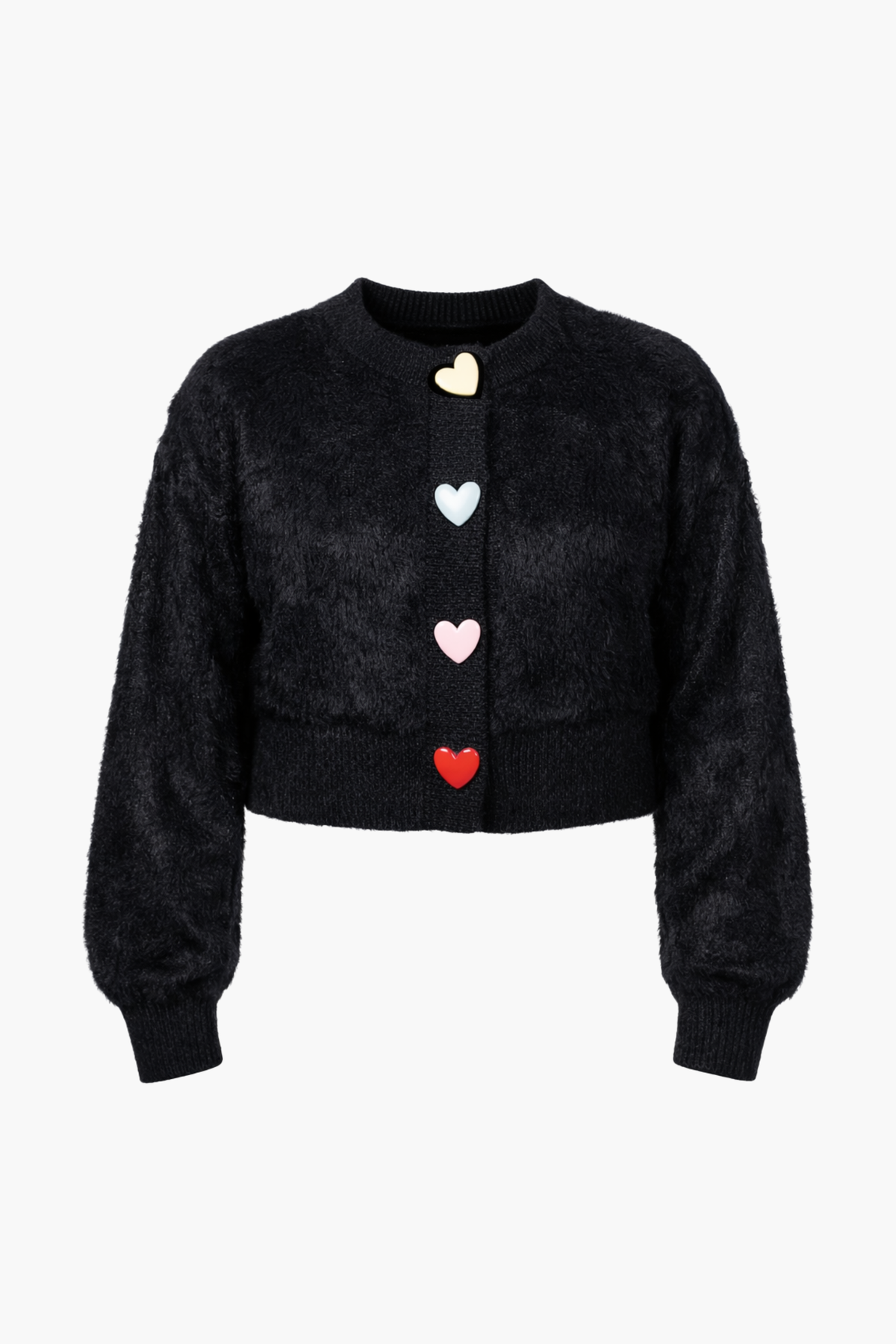 Love Story Heart Button Cardigan