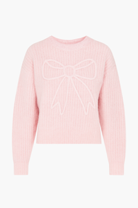 Denise Bow Sweater - honey