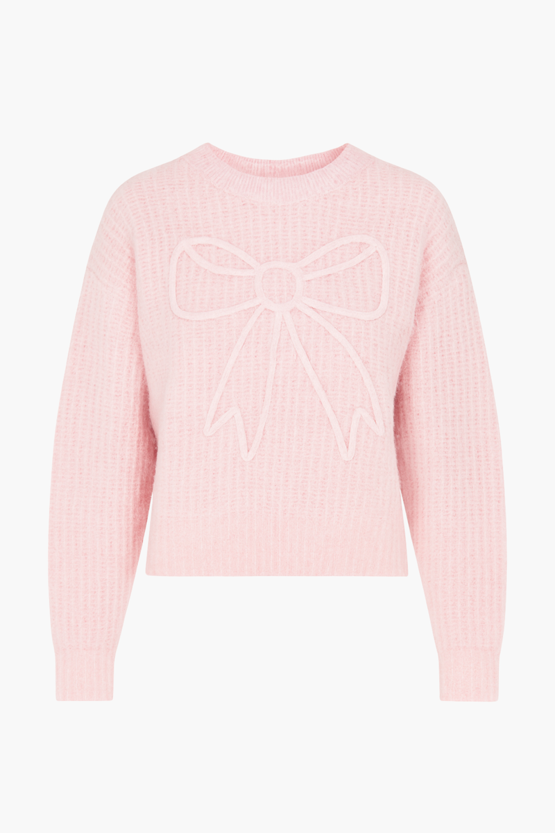 Denise Bow Sweater - honey