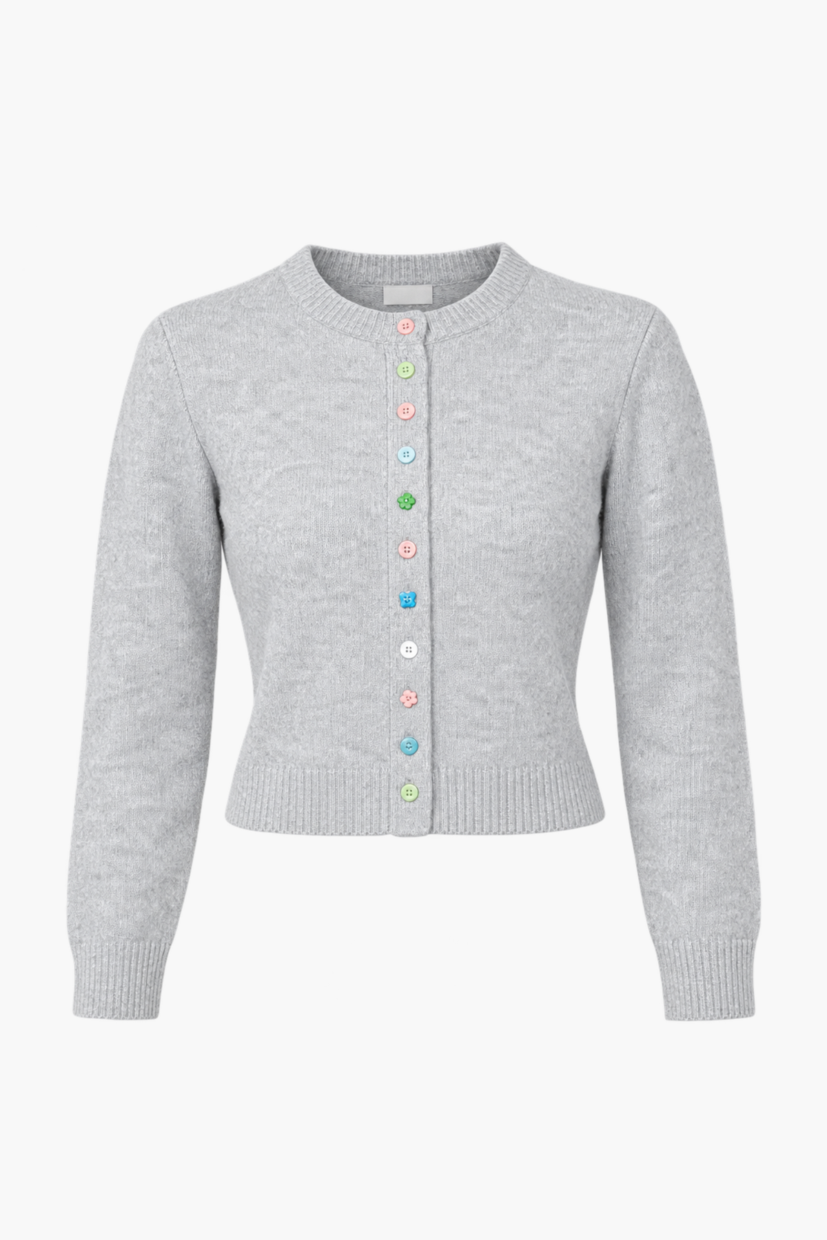 Polly Multi Colour Button Knit Cardigan
