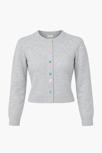 Polly Multi Colour Button Knit Cardigan