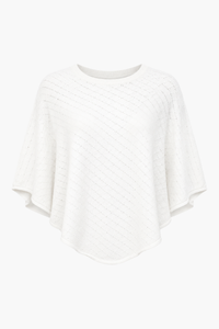 Luelle Sparkle Knit Cape - honey