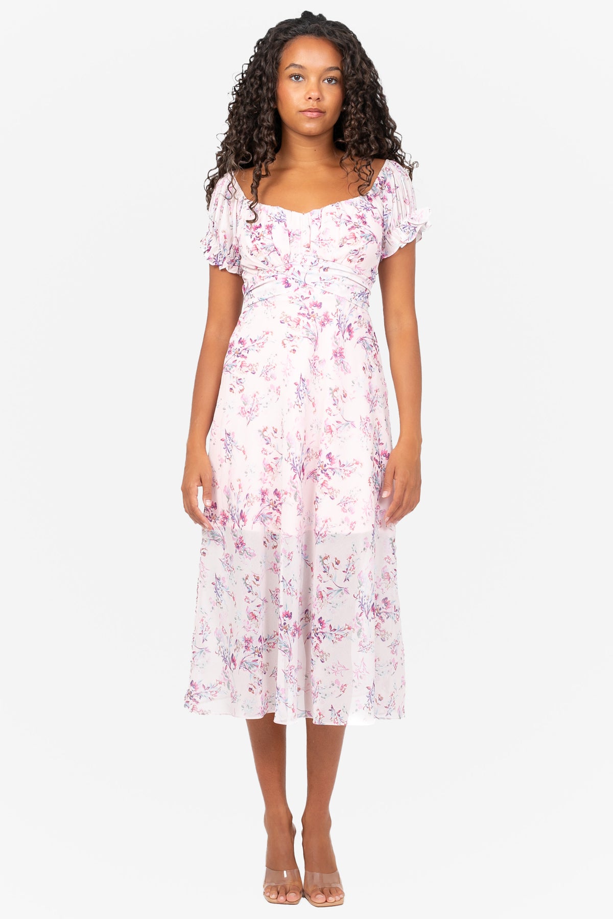 Cleo Floral Midi Dress