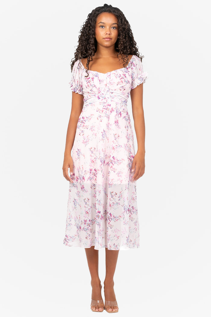 Cleo Floral Midi Dress