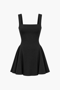 Lovisa Pleated Mini Dress - honey