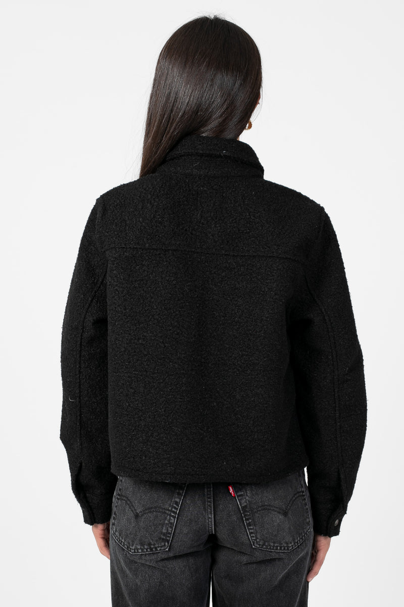 Adela Buttoned Cropped Jacket - honey