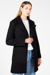 Lennon Collared Tie Waist Coat - honey