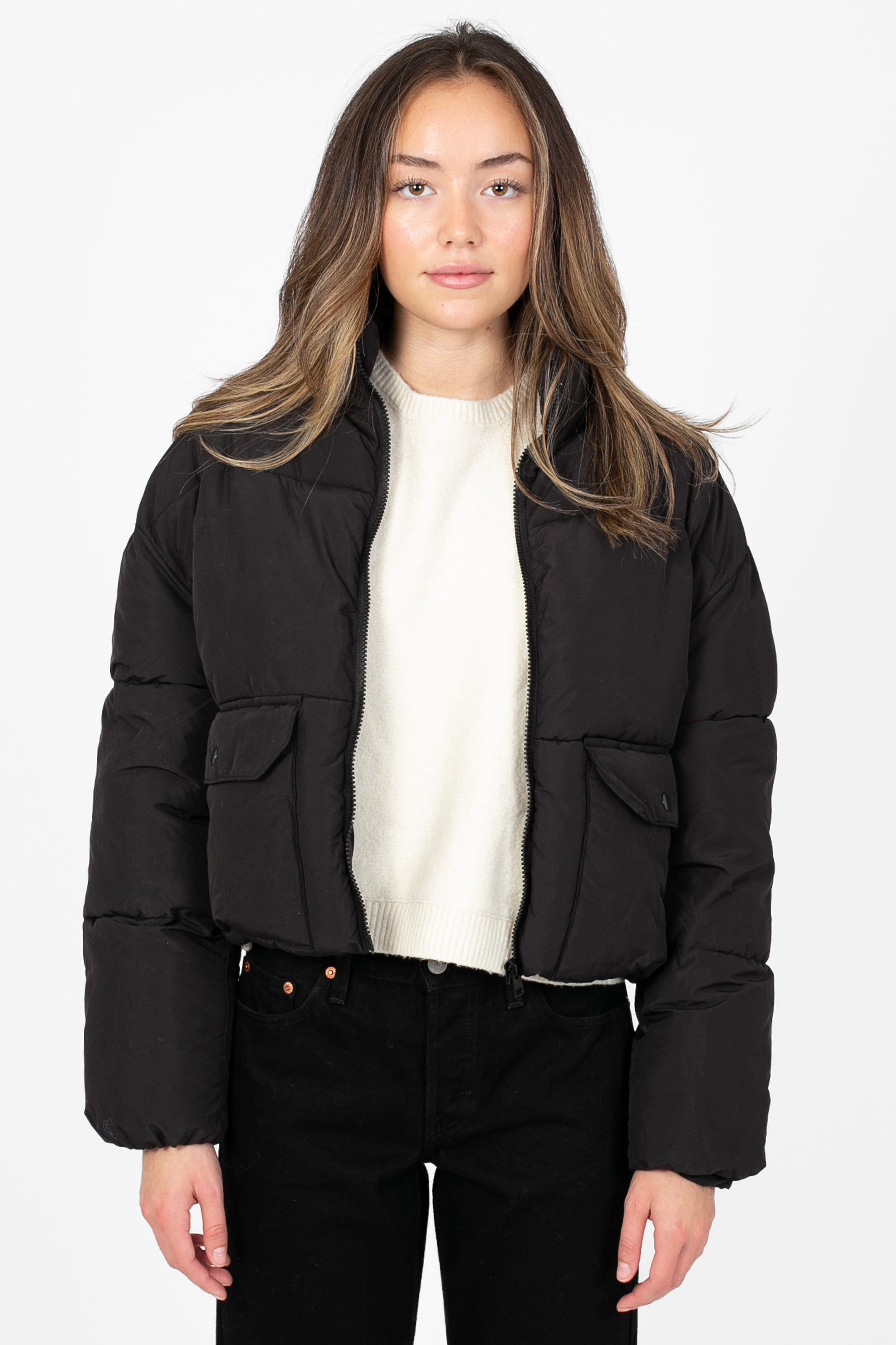 Keyla Front Pocket Puffer Jacket