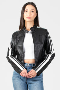 The Rebel Racer Moto Jacket - honey