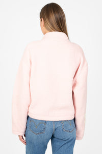 Mireyna Floral Fleece Jacket - honey